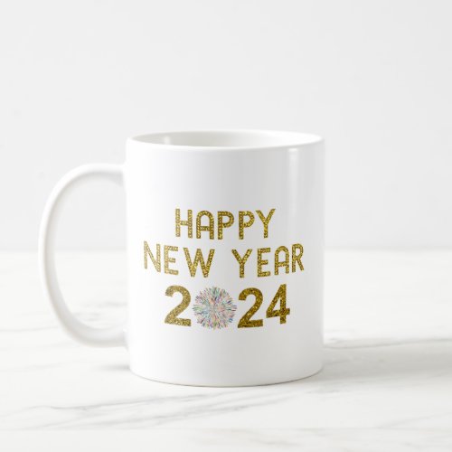 Happy New Year 2024 Coffee Mug