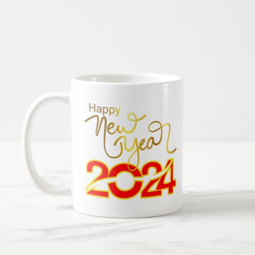 Happy New Year 2024  Coffee Mug