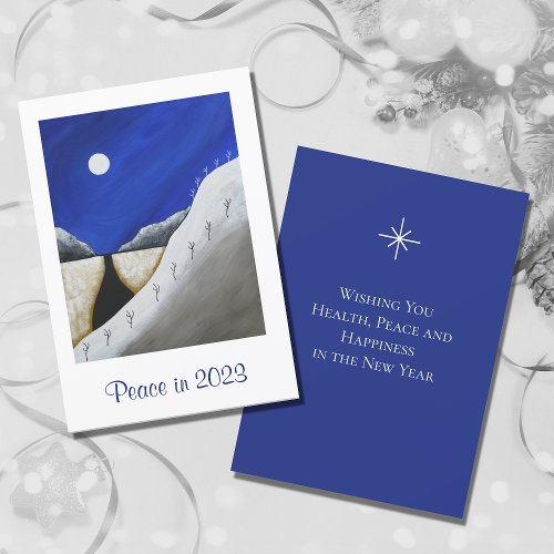 Happy New Year 2024 Desert Southwest Peace Holiday Card