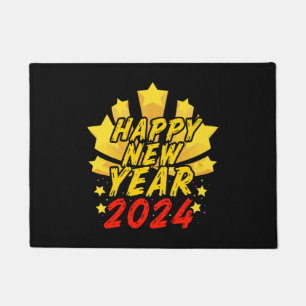 Happy New Year 2024 Doormat