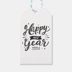 Happy new year 2024  gift tags