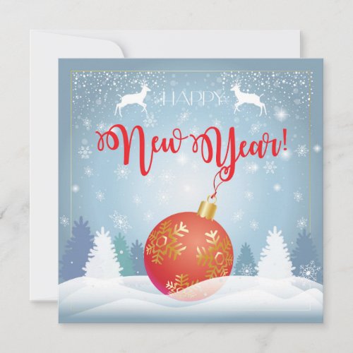 Happy New Year 2024 Greeting Card