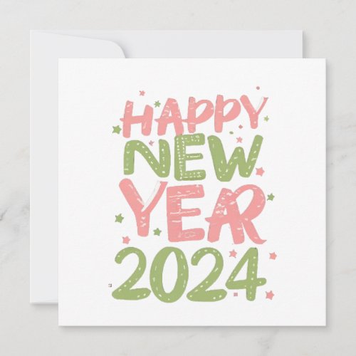 Happy New Year 2024 Invitation