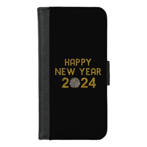 Happy New Year 2024 iPhone 87 Wallet Case