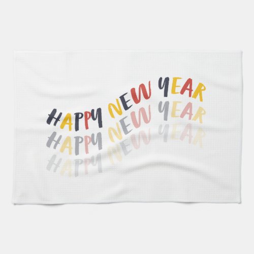 Happy New Year 2024 Kitchen Towel