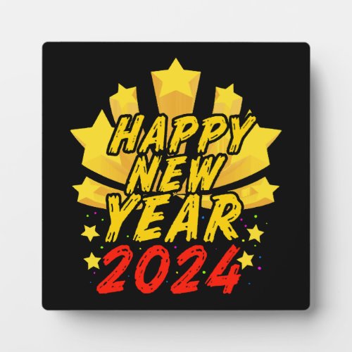 Happy New Year 2024  Plaque