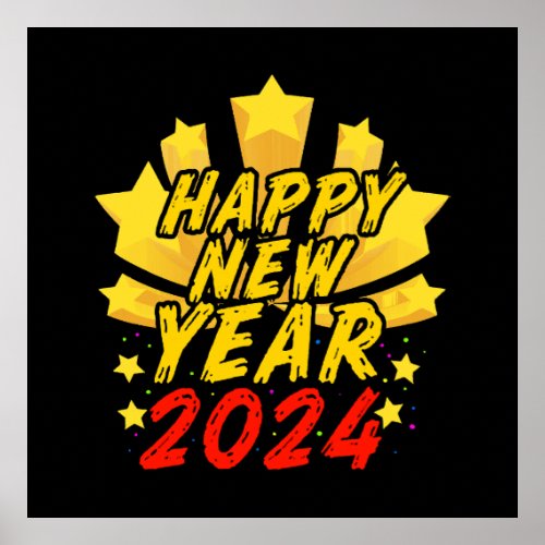 Happy New Year 2024  Poster