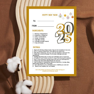 Happy New Year 2024 Recipe for an Amazing Year Invitation