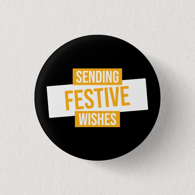 Happy new year 2024 -sending festive wishes button (Front)