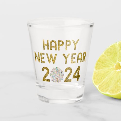 Happy New Year 2024 Shot Glass