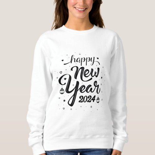 Happy New Year 2024 Sweatshirt