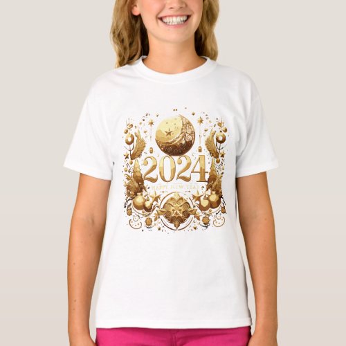 Happy new year 2024 T_Shirt