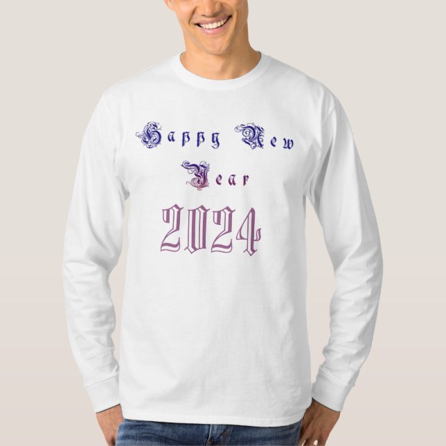 Happy New Year 2024 T-Shirt (Front)