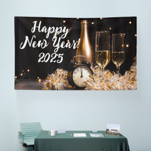 Happy New Year 2025 Banner