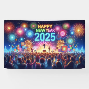 Happy New Year 2025  Banner