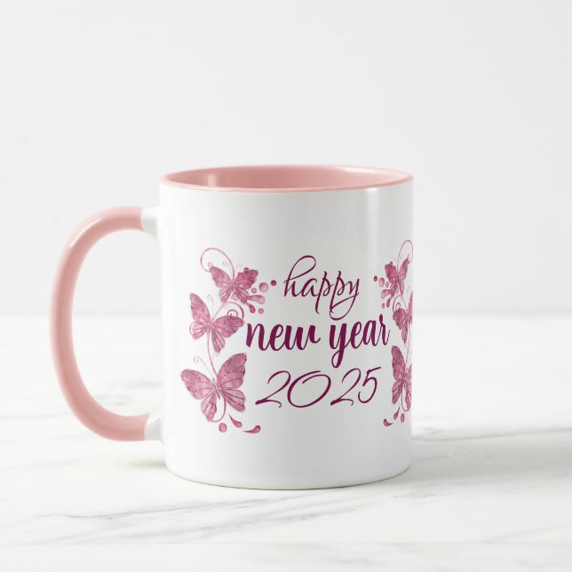 happy new year 2025 mug (Left)