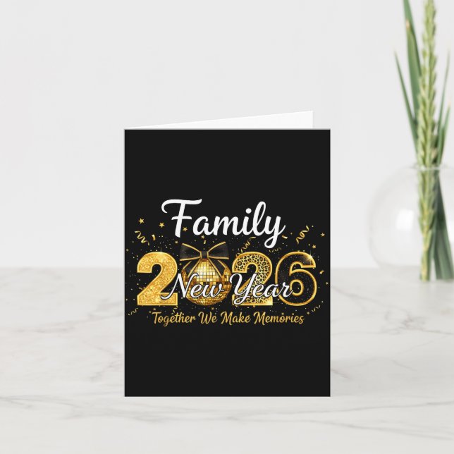 Happy New Year 2025 New Year's Eve Party Countdown Card (Front)