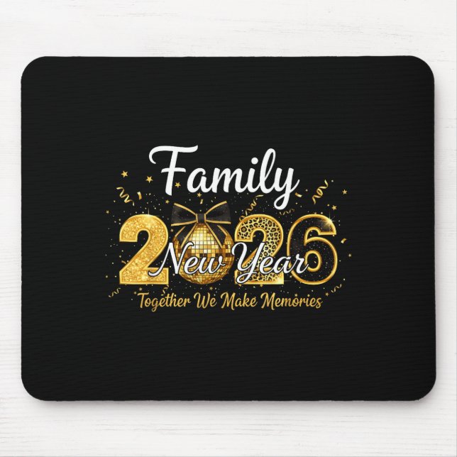 Happy New Year 2025 New Year's Eve Party Countdown Mouse Pad (Front)