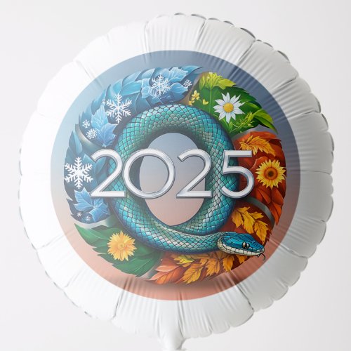 Happy New Year 2025 Snake Year Balloon