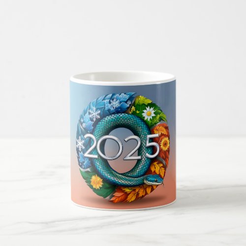 Happy New Year 2025 Snake Year Coffee Mug