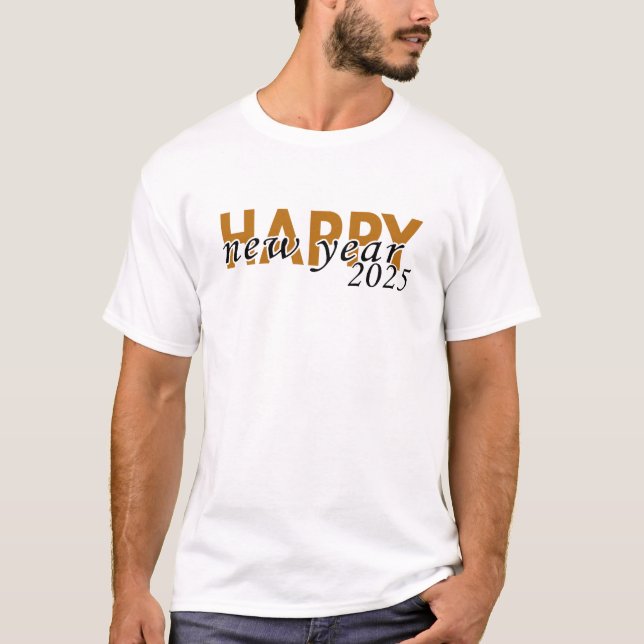 Happy New Year 2025 T-Shirt (Front)