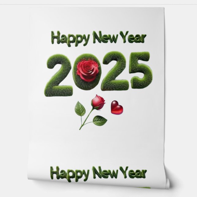 Happy New Year 2025 Wallpaper (Unrolling)