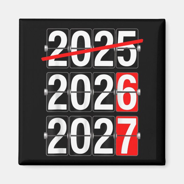 Happy New Year 2026 2027 67 Meme Six Seven Funny  Magnet (Front)