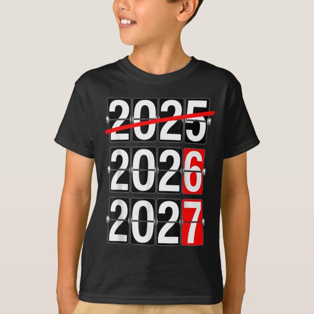 Happy New Year 2026 2027 67 Meme Six Seven Funny  T-Shirt (Front)