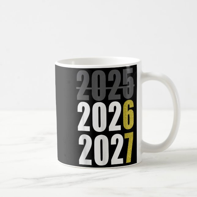 Happy New Year 2026 2027 67 Meme Six Seven Kids Me Coffee Mug (Right)
