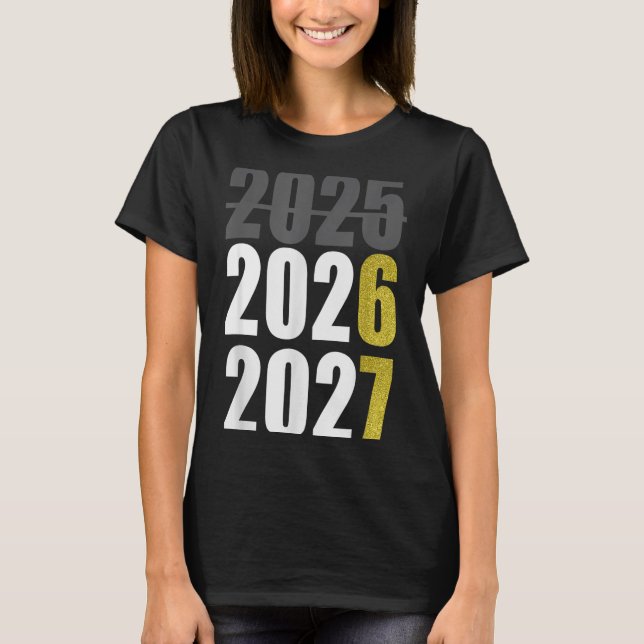 Happy New Year 2026 2027 67 Meme Six Seven Kids Me T-Shirt (Front)