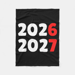 Happy New Year 2026 2027 Funny Six Seven 67 Meme C Fleece Blanket