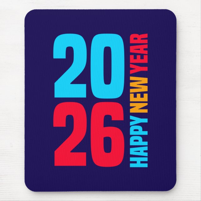 Happy New Year 2026-34568 Mouse Pad (Front)