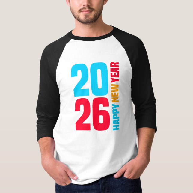 Happy New Year 2026-34568 T-Shirt (Front)