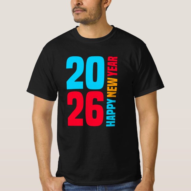 Happy New Year 2026-34568 T-Shirt (Front)