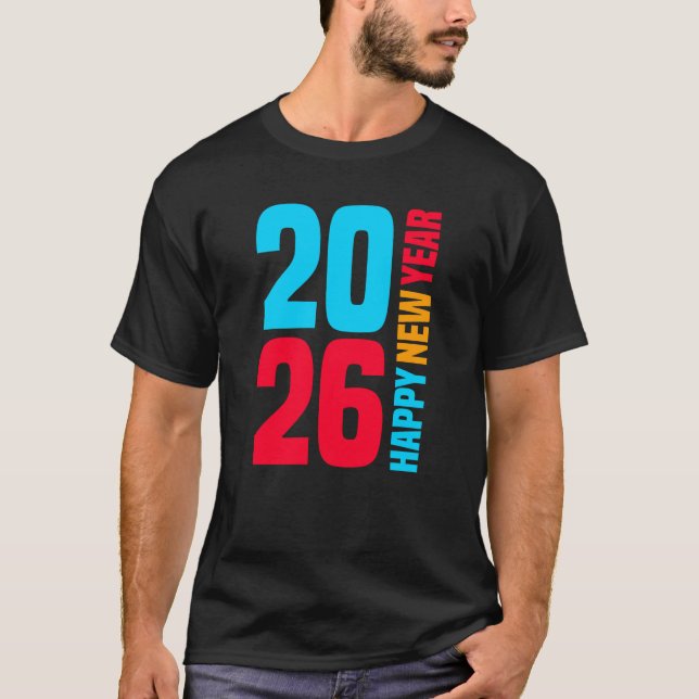 Happy New Year 2026-34568 T-Shirt (Front)