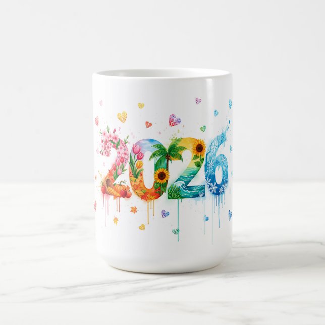 Happy New Year 2026: A Year of New Possibilities Coffee Mug (Center)