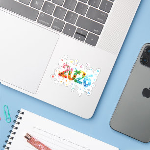 Happy New Year 2026: A Year of New Possibilities Sticker