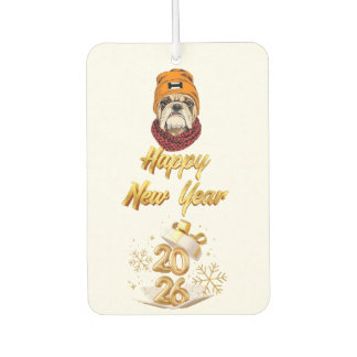 happy new year 2026 air freshener