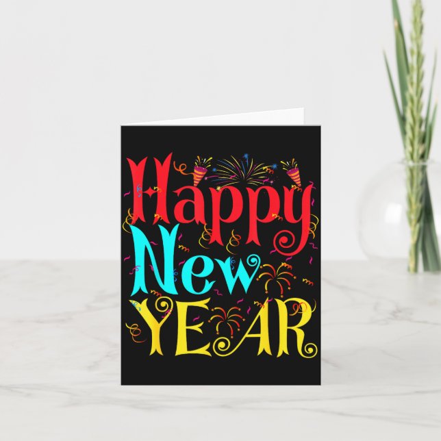 Happy New Year 2026 And Merry Christmas New Year E Card (Front)