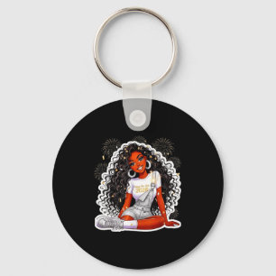 Happy New Year 2026 Black Girl Magic Melanin Keychain