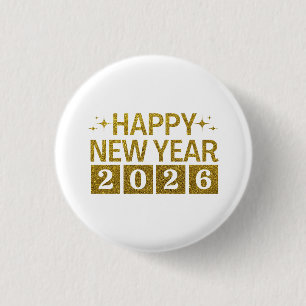 Happy New Year 2026 Button