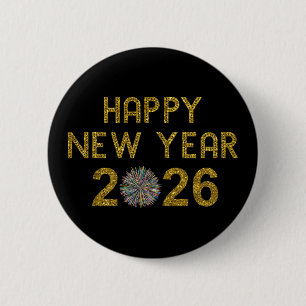 Happy New Year 2026 Button