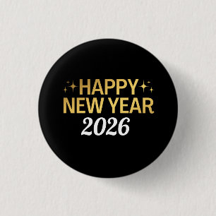 Happy New Year 2026 Button
