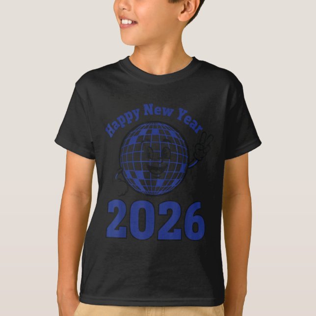 Happy New Year 2026 Celebration Design  T-Shirt (Front)