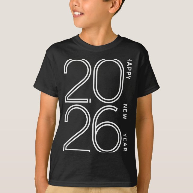 Happy New Year 2026 Celebration Eve Party Men Wome T-Shirt (Front)