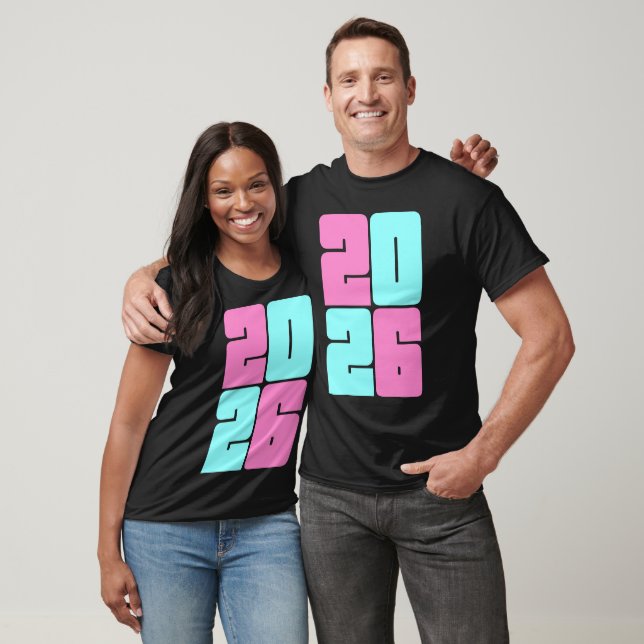 Happy New Year 2026 Celebration T-Shirt (Unisex)