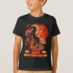 Happy New Year 2026 Chinese New Year Horse Zodiac  T-Shirt