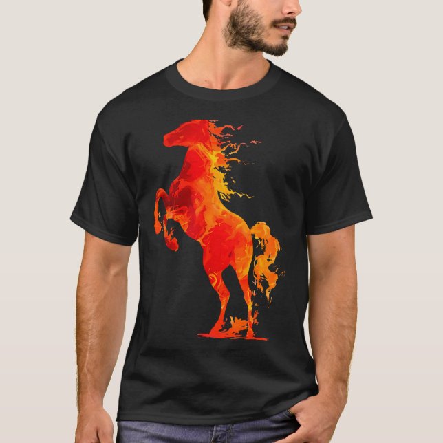 Happy New Year 2026 Chinese New Year Horse Zodiac  T-Shirt (Front)