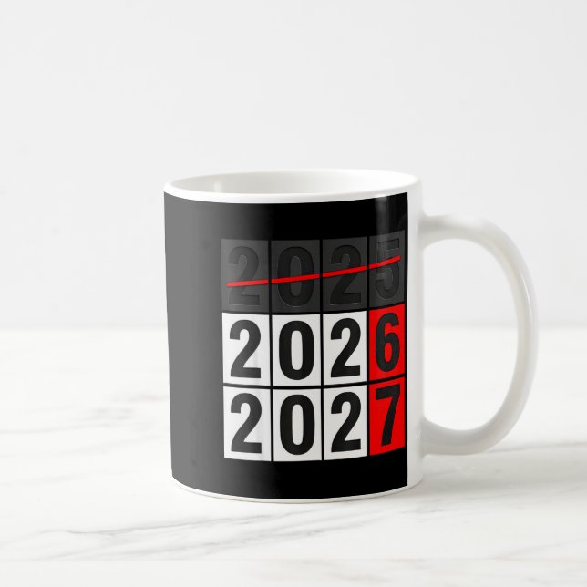 Happy New Year 2026 Coming Soon 2027 67 Meme Six S Coffee Mug (Right)