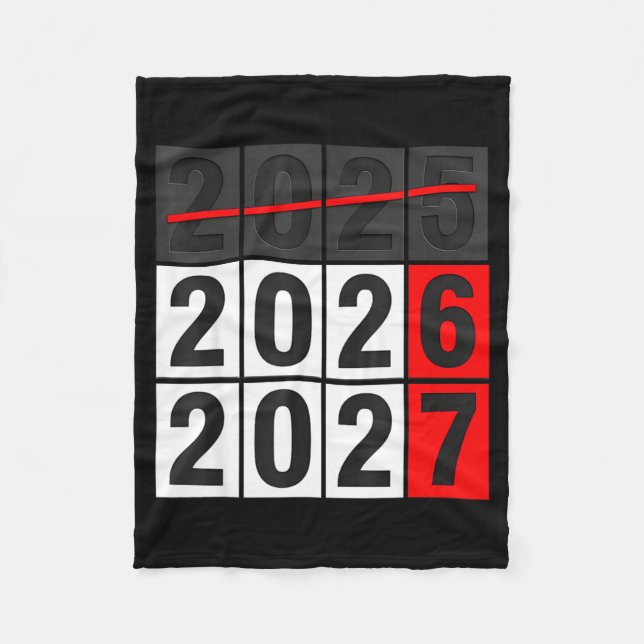 Happy New Year 2026 Coming Soon 2027 67 Meme Six S Fleece Blanket (Front)